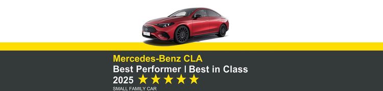 Euro NCAP names Best-in-Class cars tested in 2025