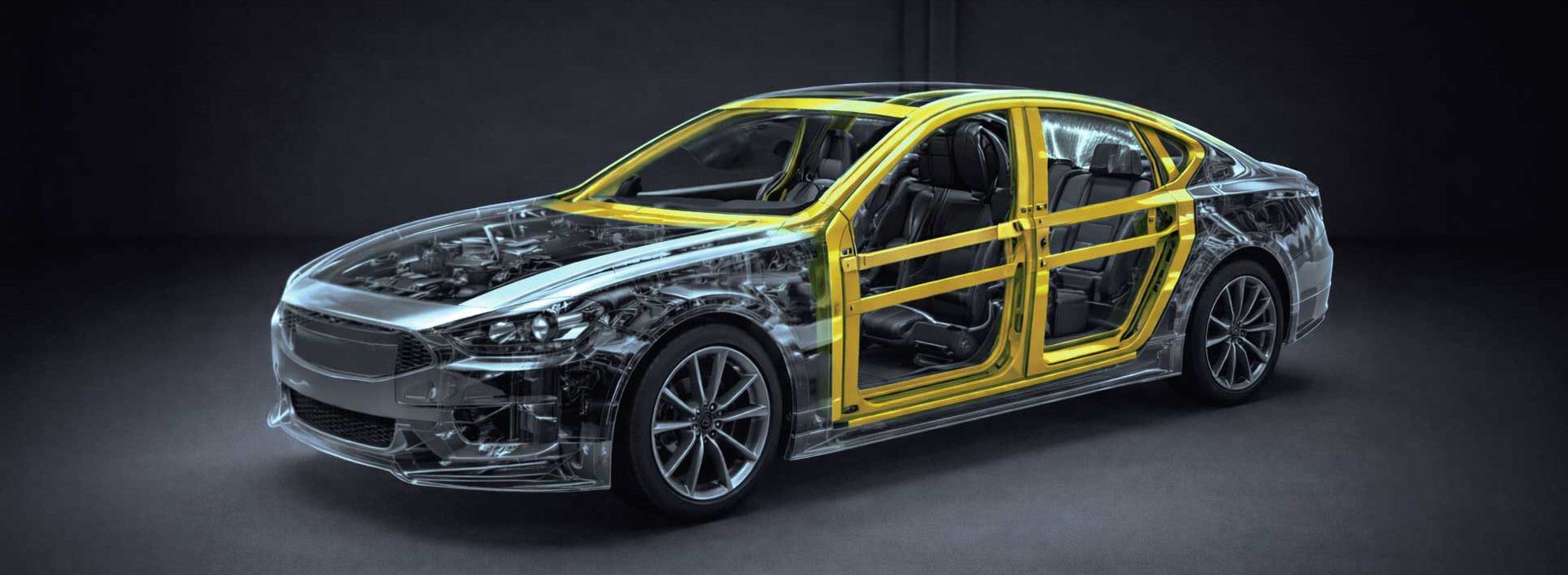 Reinforced car structure for crash protection