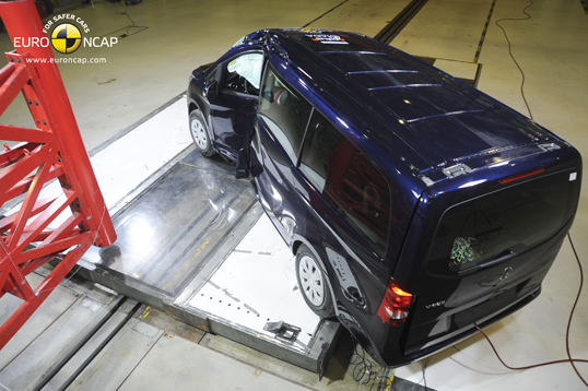 Official Mercedes Benz V-Class 2014 Safety Rating Results