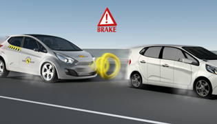 AEB Collision entre voitures