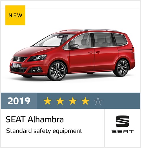 SEAT Alhambra - Euro NCAP Results December 2019 - 4 stars