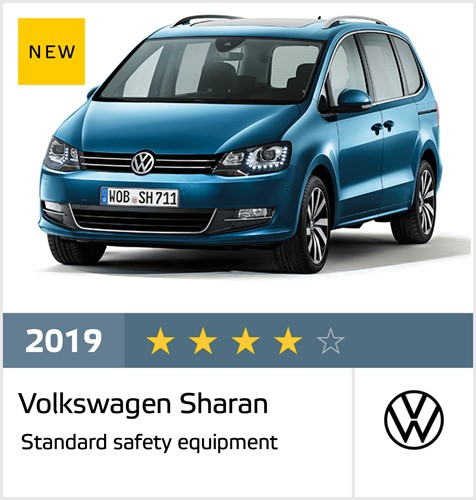 Volkswagen Sharan - Euro NCAP Results December 2019 - 4 stars