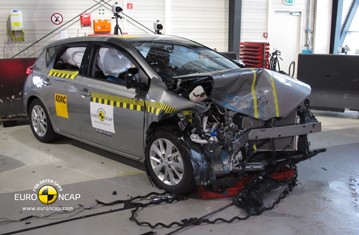 Official Toyota Auris 2013 safety rating results