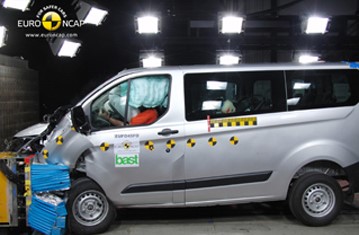 Official Ford Transit Custom 12 Safety Rating Results