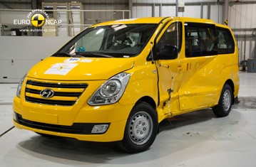 Official Hyundai H-1 2012 safety rating results