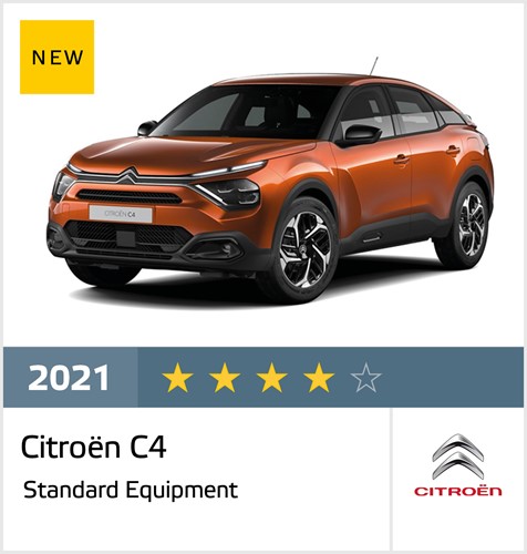 Citroën C4 - Euro NCAP Results May 2021 - 4 stars