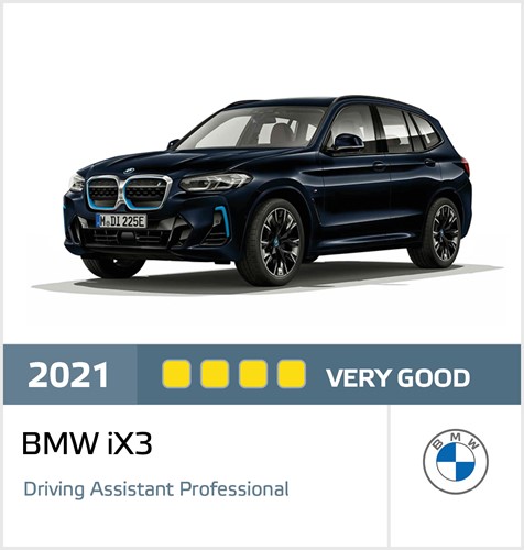 BMW iX3 - Euro NCAP Assisted Driving Results November 2021 - Very Good