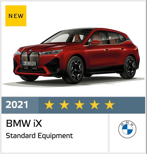 BMW iX - Euro NCAP Results December 2021 - 5 stars