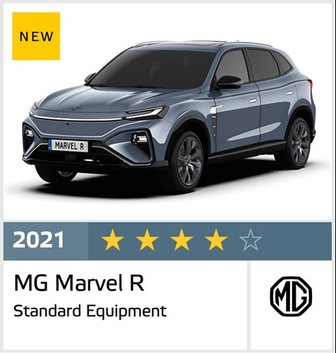 MG Marvel R - Euro NCAP Results December 2021 - 4 stars