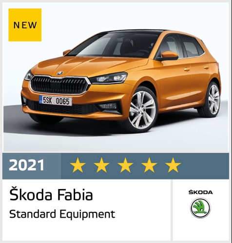 Škoda Fabia - Euro NCAP Results December 2021 - 5 stars