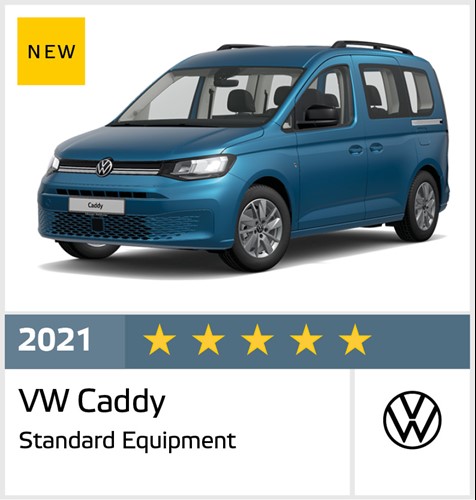 VW Caddy - Euro NCAP Results December 2021 - 5 stars