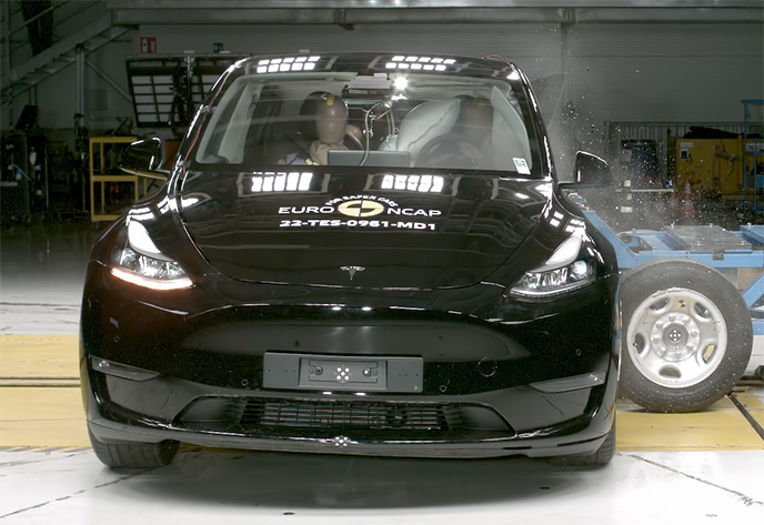 Tesla model deals y euro ncap