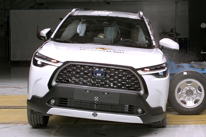 Official Toyota Corolla Cross 2022 safety rating
