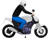 50th Percentile Male - Average of most registered motorcycles