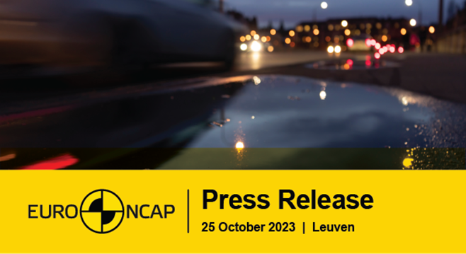 Euro NCAP Safety Results - Press Release 25 October 2023