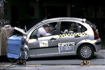 Official Citroen C3 2002 safety rating